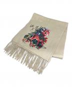 Vivienne Westwoodヴィヴィアンウエストウッド）の古着「バンビプリントマフラー」｜ベージュ