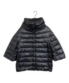 HERNO（ヘルノ）の古着「七分袖ダウンジャケット」｜ブラック