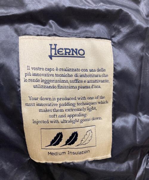 HERNO（ヘルノ）HERNO (ヘルノ) 七分袖ダウンジャケット ブラック サイズ:42の古着・服飾アイテム