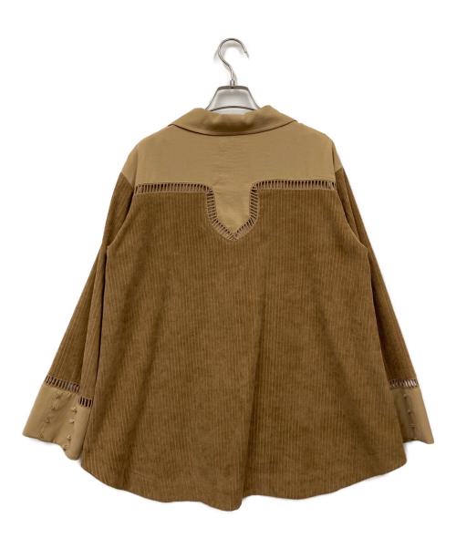 Ameri（アメリ）AMERI (アメリ) ブラウス ベージュ サイズ:Ⓕの古着・服飾アイテム