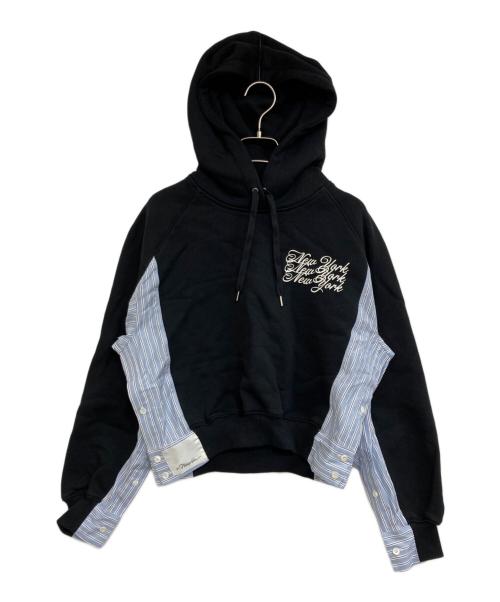 3.1 phillip lim（スリーワンフィリップリム）3.1 phillip lim (スリーワンフィリップリム) ドッキングパーカー ブラック サイズ:XSの古着・服飾アイテム