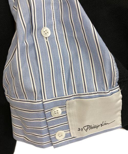 3.1 phillip lim（スリーワンフィリップリム）3.1 phillip lim (スリーワンフィリップリム) ドッキングパーカー ブラック サイズ:XSの古着・服飾アイテム