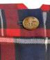 中古・古着 Vivienne Westwood RED LABEL (ヴィヴィアンウエストウッドレッドレーベル) 変形チェックパンツ レッド サイズ:2：6000円