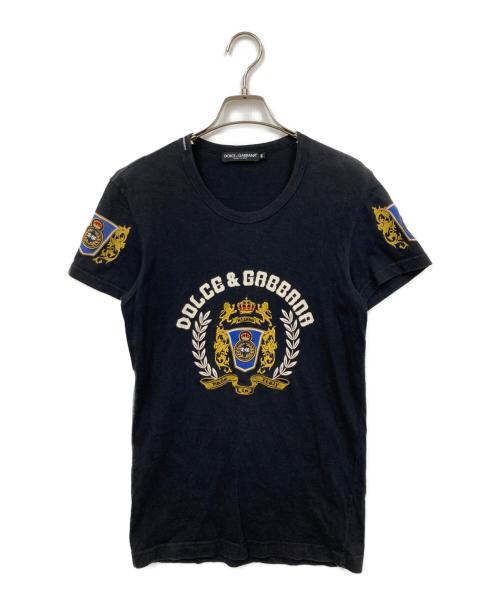 DOLCE & GABBANA（ドルチェ＆ガッバーナ）DOLCE & GABBANA (ドルチェ＆ガッバーナ) Tシャツ ブラック サイズ:46の古着・服飾アイテム