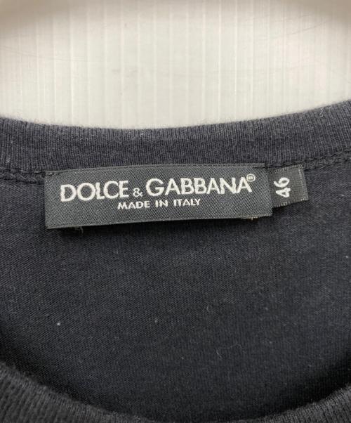 DOLCE & GABBANA（ドルチェ＆ガッバーナ）DOLCE & GABBANA (ドルチェ＆ガッバーナ) Tシャツ ブラック サイズ:46の古着・服飾アイテム