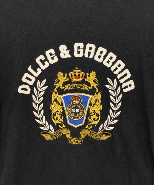 DOLCE & GABBANA（ドルチェ＆ガッバーナ）DOLCE & GABBANA (ドルチェ＆ガッバーナ) Tシャツ ブラック サイズ:46の古着・服飾アイテム