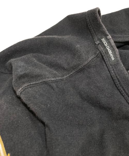 DOLCE & GABBANA（ドルチェ＆ガッバーナ）DOLCE & GABBANA (ドルチェ＆ガッバーナ) Tシャツ ブラック サイズ:46の古着・服飾アイテム