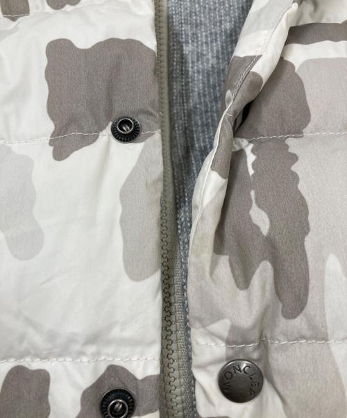 MONCLER（モンクレール）MONCLER (モンクレール) ニット切替ダウンジャケット グレー サイズ:3の古着・服飾アイテム