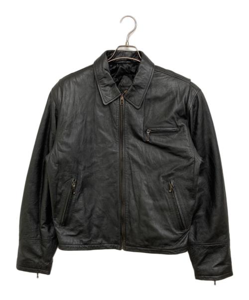 USED（ユーズド）USED (ユーズド) レザージャケット ブラック サイズ:LLの古着・服飾アイテム