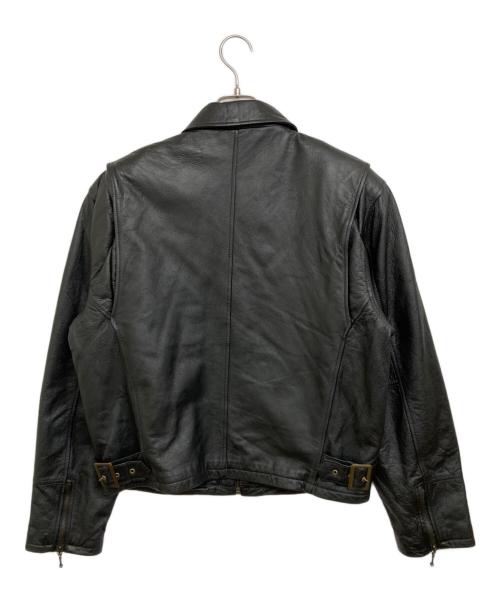 USED（ユーズド）USED (ユーズド) レザージャケット ブラック サイズ:LLの古着・服飾アイテム