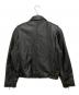 USED (ユーズド) レザージャケット ブラック サイズ:LL：5000円