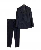 EMPORIO ARMANIエンポリオアルマーニ）の古着「ダブルブレストセットアップスーツ」｜ネイビー