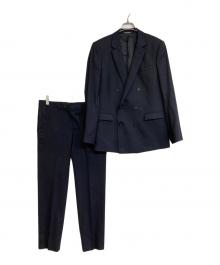 EMPORIO ARMANI（エンポリオアルマーニ）の古着「ダブルブレストセットアップスーツ」｜ネイビー