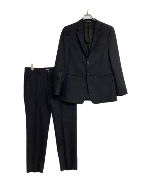 EMPORIO ARMANI（エンポリオアルマーニ）EMPORIO ARMANI (エンポリオアルマーニ) セットアップスーツ ブラック サイズ:50の古着・服飾アイテム