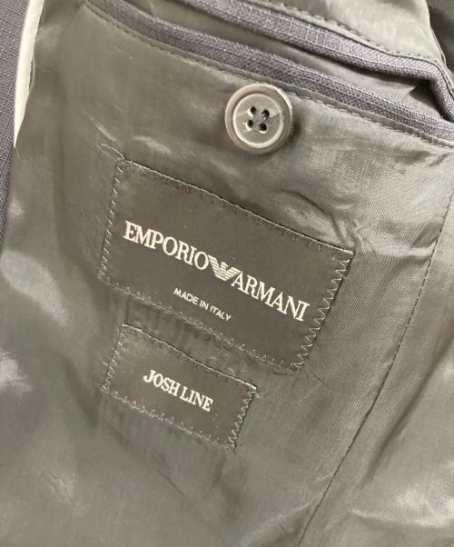 EMPORIO ARMANI（エンポリオアルマーニ）EMPORIO ARMANI (エンポリオアルマーニ) セットアップスーツ ブラック サイズ:50の古着・服飾アイテム