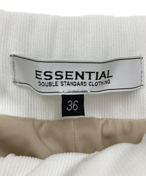 ESSENTIAL DOUBLE STANDARD CLOTHING（エッセンシャルダブルスタンダードクロージング）ESSENTIAL Double standard clothing (エッセンシャルダブルスタンダードクロージング) パンツ ホワイト サイズ:36の古着・服飾アイテム