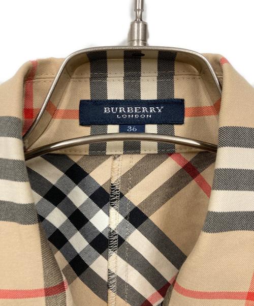 BURBERRY LONDON（バーバリーロンドン）BURBERRY LONDON (バーバリーロンドン) ノヴァチェックノースリーブワンピース ベージュ サイズ:36の古着・服飾アイテム