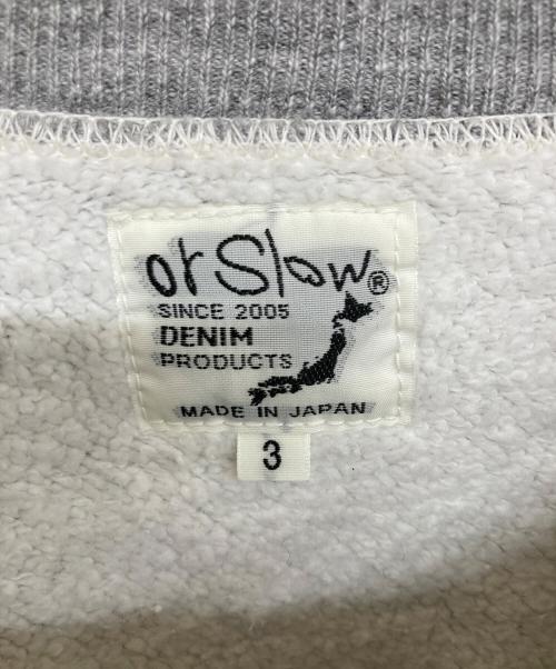 orSlow（オアスロウ）orSlow (オアスロウ) スウェット グレー サイズ:3の古着・服飾アイテム