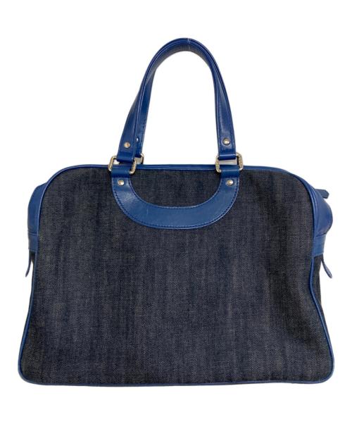 JACQUES LE CORRE（ジャックルコー）JACQUES LE CORRE (ジャックルコー) リスボン デニム×ネイビー 2way ハンドバッグ ネイビーの古着・服飾アイテム
