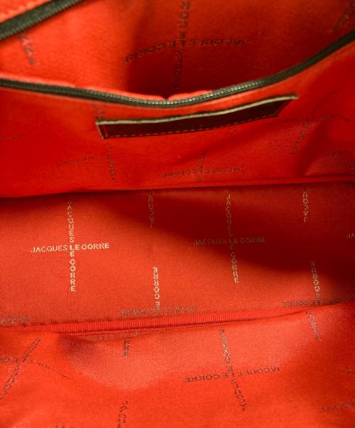 JACQUES LE CORRE（ジャックルコー）JACQUES LE CORRE (ジャックルコー) リスボン デニム×ネイビー 2way ハンドバッグ ネイビーの古着・服飾アイテム