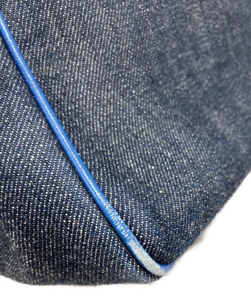 JACQUES LE CORRE（ジャックルコー）JACQUES LE CORRE (ジャックルコー) リスボン デニム×ネイビー 2way ハンドバッグ ネイビーの古着・服飾アイテム