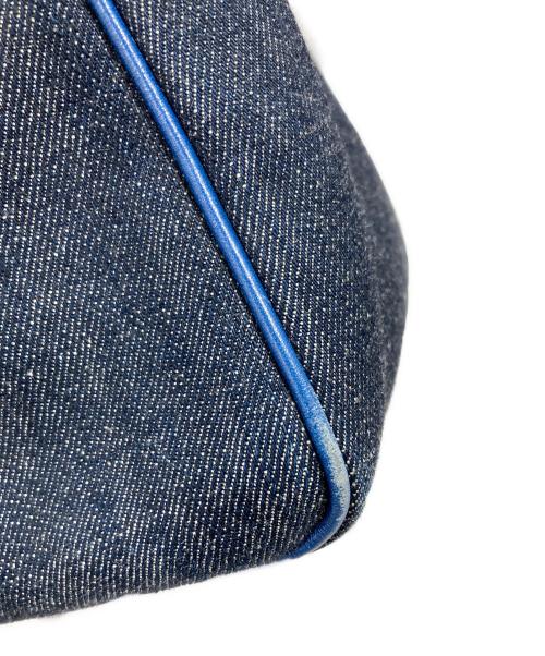 JACQUES LE CORRE（ジャックルコー）JACQUES LE CORRE (ジャックルコー) リスボン デニム×ネイビー 2way ハンドバッグ ネイビーの古着・服飾アイテム