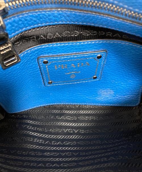 PRADA（プラダ）PRADA (プラダ) ショルダーバッグ ブルーの古着・服飾アイテム