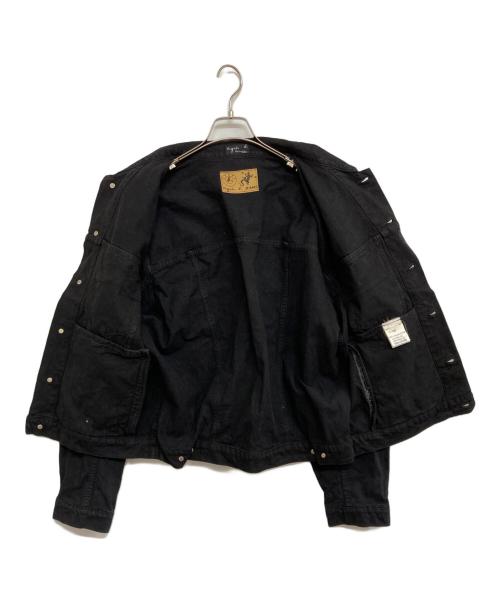 agnes b homme（アニエスベーオム）agnes b homme (アニエスベーオム) デニムジャケット ブラック サイズ:1の古着・服飾アイテム