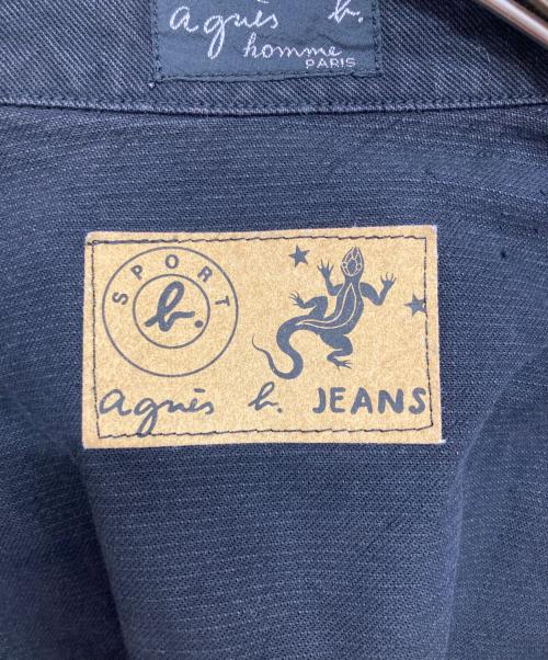 agnes b homme（アニエスベーオム）agnes b homme (アニエスベーオム) デニムジャケット ブラック サイズ:1の古着・服飾アイテム