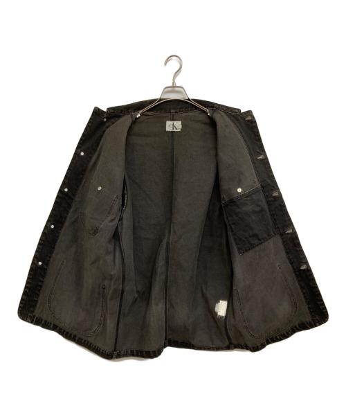 Calvin Klein（カルバンクライン）Calvin Klein (カルバンクライン) カバーオール ブラック サイズ:Mの古着・服飾アイテム