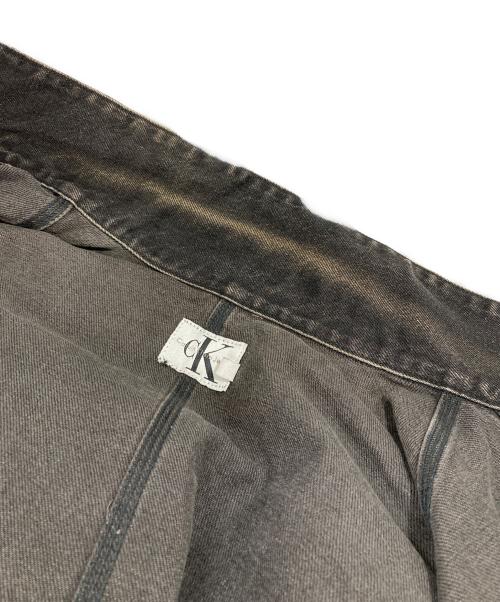 Calvin Klein（カルバンクライン）Calvin Klein (カルバンクライン) カバーオール ブラック サイズ:Mの古着・服飾アイテム