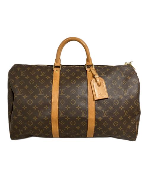 LOUIS VUITTON（ルイ ヴィトン）LOUIS VUITTON (ルイ ヴィトン) トラベルバッグ ブラウンの古着・服飾アイテム