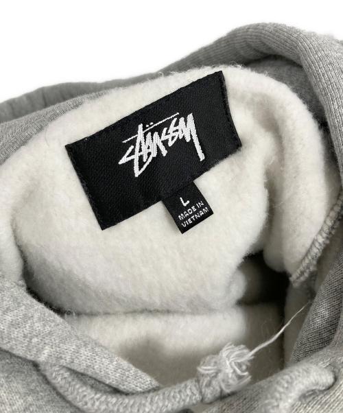 stussy（ステューシー）stussy (ステューシー) RELAXED HOODIE グレー サイズ:Lの古着・服飾アイテム