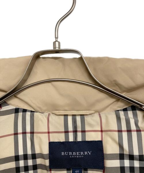 BURBERRY LONDON（バーバリーロンドン）BURBERRY LONDON (バーバリーロンドン) ダウンジャケット ベージュ サイズ:40の古着・服飾アイテム