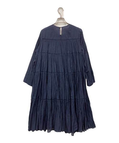 ne quittez pas（ヌキテパ）ne quittez pas (ヌキテパ) ワンピース ネイビー サイズ:表記無しの古着・服飾アイテム