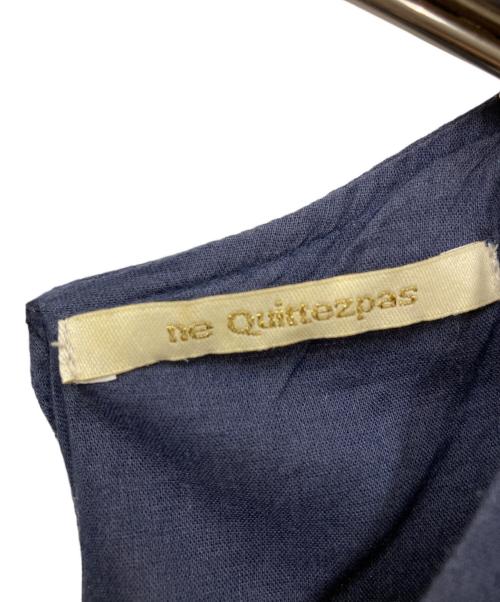 ne quittez pas（ヌキテパ）ne quittez pas (ヌキテパ) ワンピース ネイビー サイズ:表記無しの古着・服飾アイテム