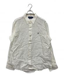RALPH LAUREN（ラルフローレン）の古着「リネンシャツ」｜ホワイト