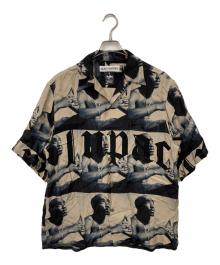 WACKO MARIA×2PAC（ワコマリア×2パック）の古着「半袖シャツ」｜ブラック