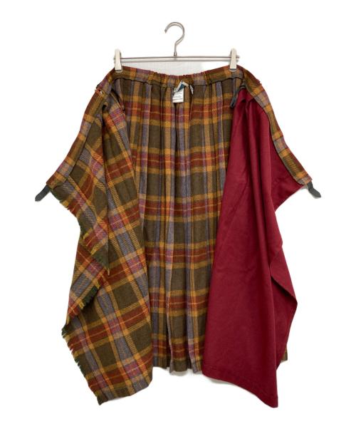 O'NEIL OF DUBLIN（オニールオブダブリン）O'NEIL OF DUBLIN (オニールオブダブリン) チェックスカート レッド サイズ:42の古着・服飾アイテム