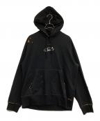 DIESELディーゼル）の古着「パーカー」｜ブラック
