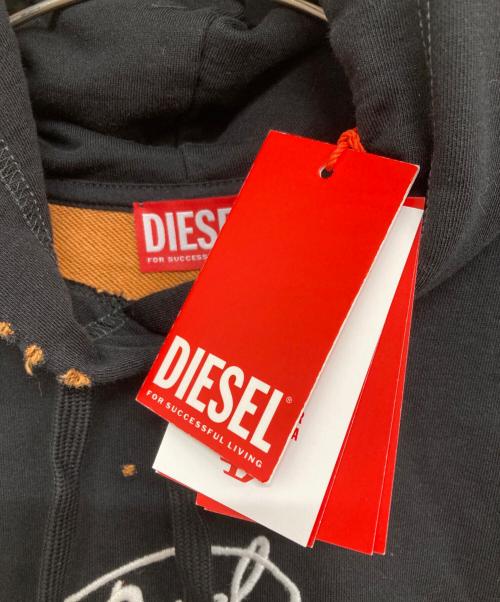 DIESEL（ディーゼル）DIESEL (ディーゼル) パーカー ブラック サイズ:L 未使用品の古着・服飾アイテム
