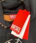 中古・古着 DIESEL (ディーゼル) パーカー ブラック サイズ:L 未使用品：17000円