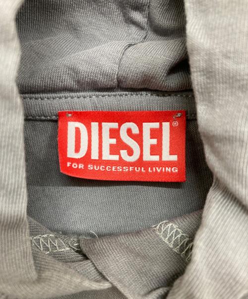 DIESEL（ディーゼル）DIESEL (ディーゼル) パーカー グレー サイズ:M 未使用品の古着・服飾アイテム