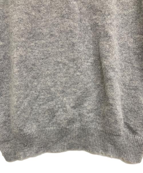 DIESEL（ディーゼル）DIESEL (ディーゼル) ニットパーカー グレー サイズ:M 未使用品の古着・服飾アイテム