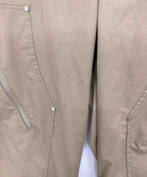 MAISON SPECIAL（メゾンスペシャル）MAISON SPECIAL (メゾンスペシャル) ダブルニージップワイドパンツ オリーブ サイズ:1の古着・服飾アイテム