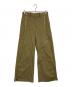 MAISON SPECIAL（メゾンスペシャル）の古着「ダブルニージップワイドパンツ」｜オリーブ
