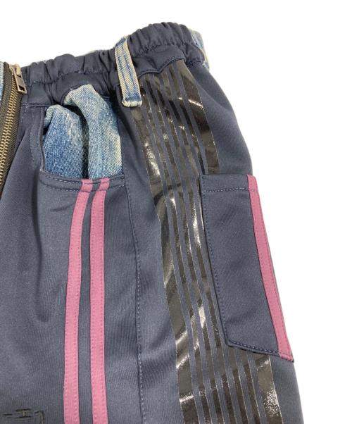 HIGH-GATE（ハイゲート）HIGH-GATE (ハイゲート) ドッキングデニムトラックパンツ レッド サイズ:1の古着・服飾アイテム