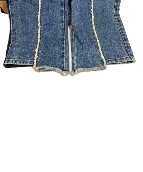 HIGH-GATE（ハイゲート）HIGH-GATE (ハイゲート) ドッキングデニムトラックパンツ レッド サイズ:1の古着・服飾アイテム