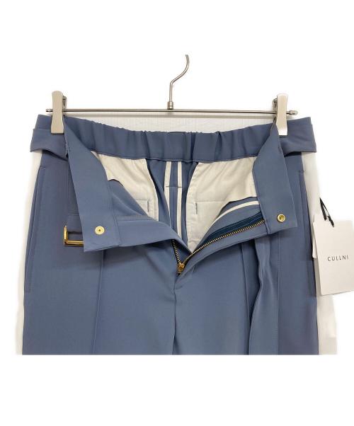 CULLNI（クルニ）CULLNI (クルニ) スラックス ブルー サイズ:2 未使用品の古着・服飾アイテム