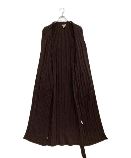 DRIES VAN NOTEN（ドリスヴァンノッテン）DRIES VAN NOTEN (ドリスヴァンノッテン) ロングカーディガン ブラウン サイズ:Sの古着・服飾アイテム
